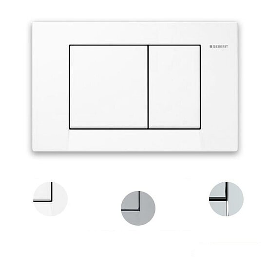 Betätigungsplatte GEBERIT SIGMA30 für 2-Mengenspülung, verschiedene Varianten