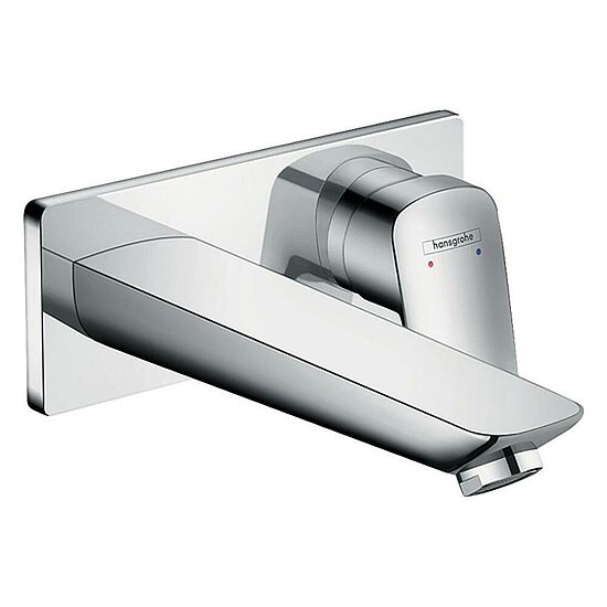 Wand-Waschtischmischer HANSGROHE Serie Logis, Ausladung 195mm, chrom