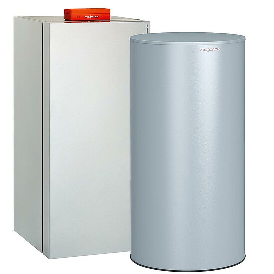 Gaskessel Paket Vitocrossal 300, 26 kW, 200 L Vitocell 100-V CVAA, ohne Mischer, Viessmann