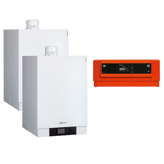 Kaskade 2-Fach Vitodens 200-W, 20-80 kW, Vitotronic 300-K, freistehend, Viessmann