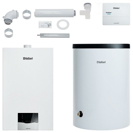 VAILLANT Paket 1.640 ecoTEC plus VC 10 CS/1-5, VRC 710, VIH R120, LAS starr