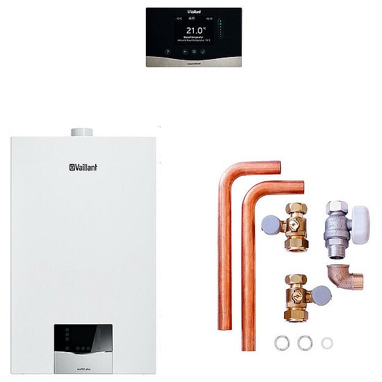 VAILLANT Paket 1.735 ecoTEC plus VC 20 CS/1-5, VRC 720, Anschlusszubehör