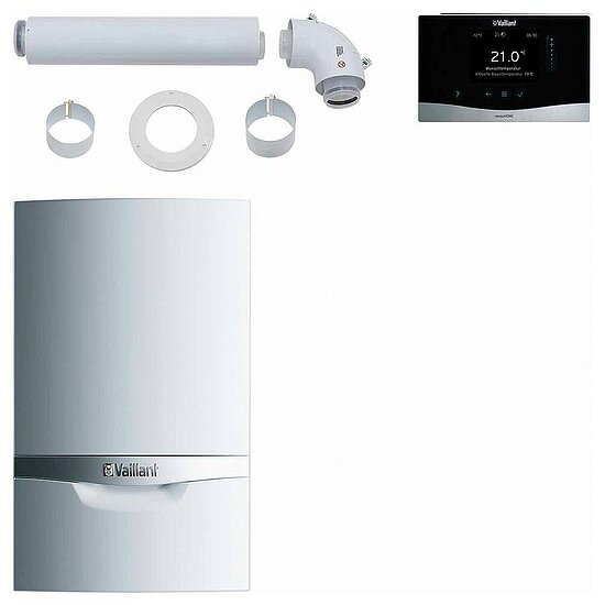 VAILLANT Paket 1.629 Mehrfachbel. 4er VCW 206/5-5 E,VRT 380, inkl.Abgasleitung