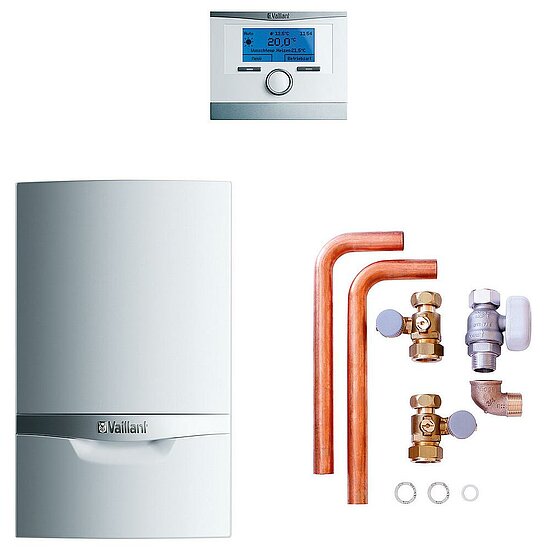 VAILLANT Paket 1.810 ecoTECplus 2er-Kask VC 206/5-5 E, multiMATIC 700/6, Zubehör