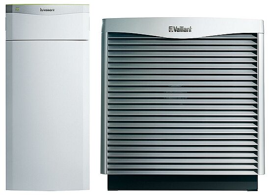 VAILLANT flexoTHERM exklusive mit aroCOLLECT VWF 57/4 mit VWL 11/4 SA