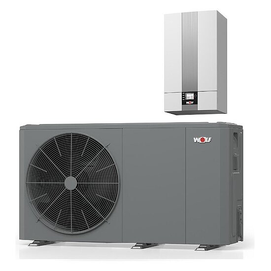 Luft-Wasser-Wärmepumpe FHA-Monoblock 14/17 400 V mit E-Heizelement 6 kW, Wolf