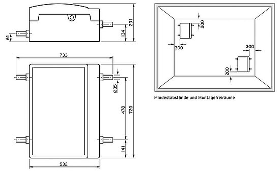 VAILLANT fluoCOLLECT VWW 11/4 SI Wärmetauscher, Wasser/Wasser