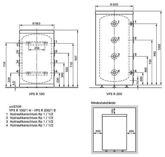 VAILLANT Pufferspeicher VPS R 100