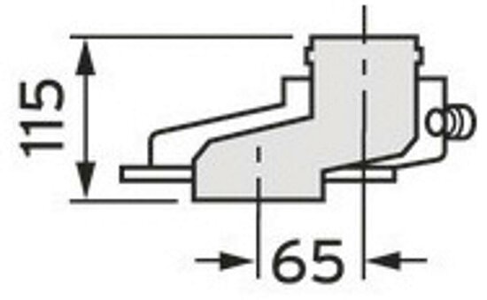 VAILLANT Abgasausgleichsstück DN60/100PP f.Tiefenunterschied classic zu plus 65mm