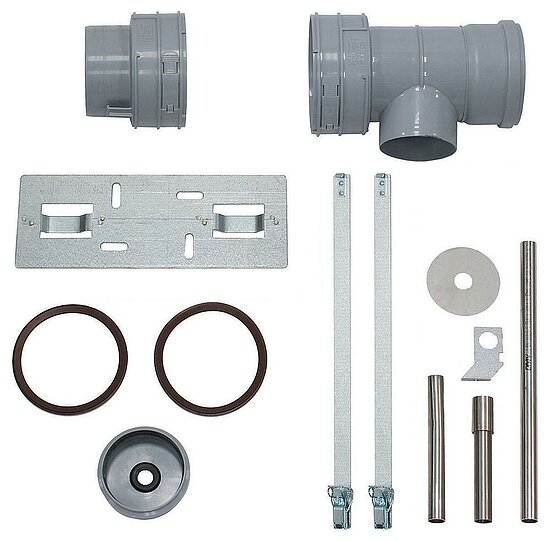 VAILLANT Set 8: T-Stück DN 100 PP (MFB) für Kondenswasseranschluss DN 15