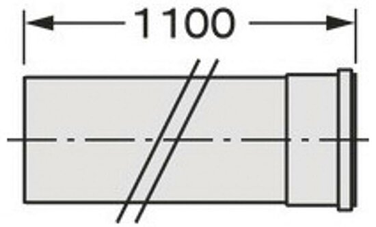VAILLANT Verlängerung DN 200 PP 1.0 m