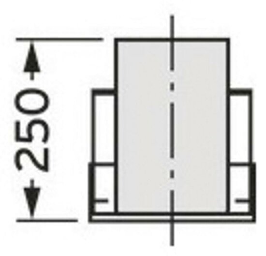 VAILLANT Mündungsabschluss DN 225/160 Edelstahl für Abgassystem Fassade DN 160