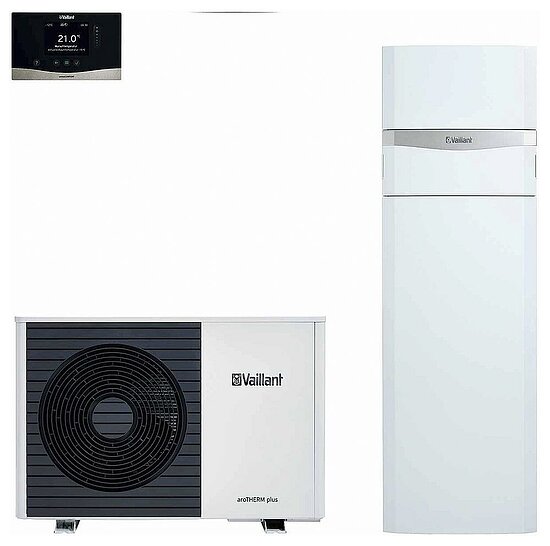 VAILLANT Wärmepumpen-Paket aroTHERM plus VWL 55/6A S2 mit uniTOWER plus VIH QW190 4.36