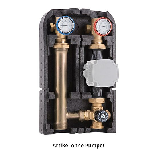 Pumpengruppe DN25 ungemischt ohne Pumpe