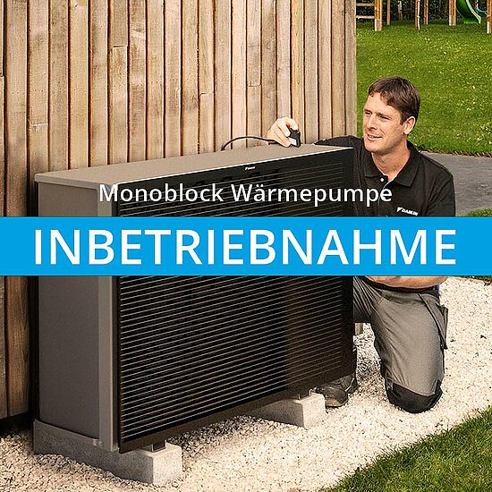 DAIKIN Inbetriebnahme WP Monoblock