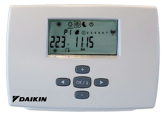 DAIKIN Raumthermostat kabelgebunden für DAIKIN Altherma Wärmepumpen (nicht Version ECH2O), 230V