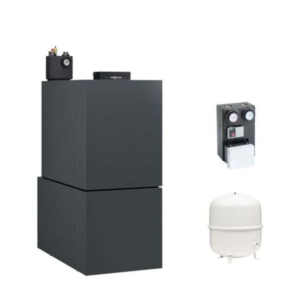 Viessmann Öl-Brennwert-Heizgerät Vitoladens 300-C J3RB 19 kW mit Mischer Warmwasserspeicher Vitocell 300-H EHAA 200L